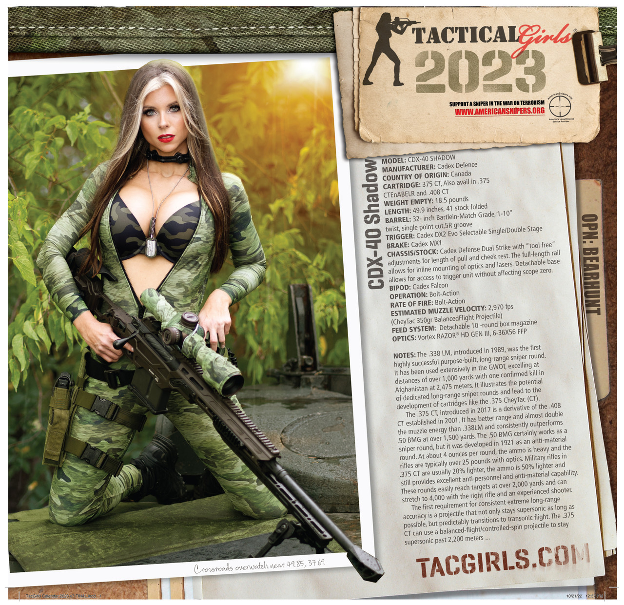 girls with guns calendar